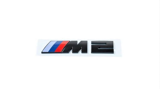 BMW M series Gloss black badge ( specify M series in special order )