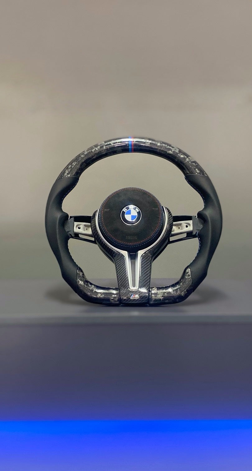 BMW F Series Carbon Leather wheel