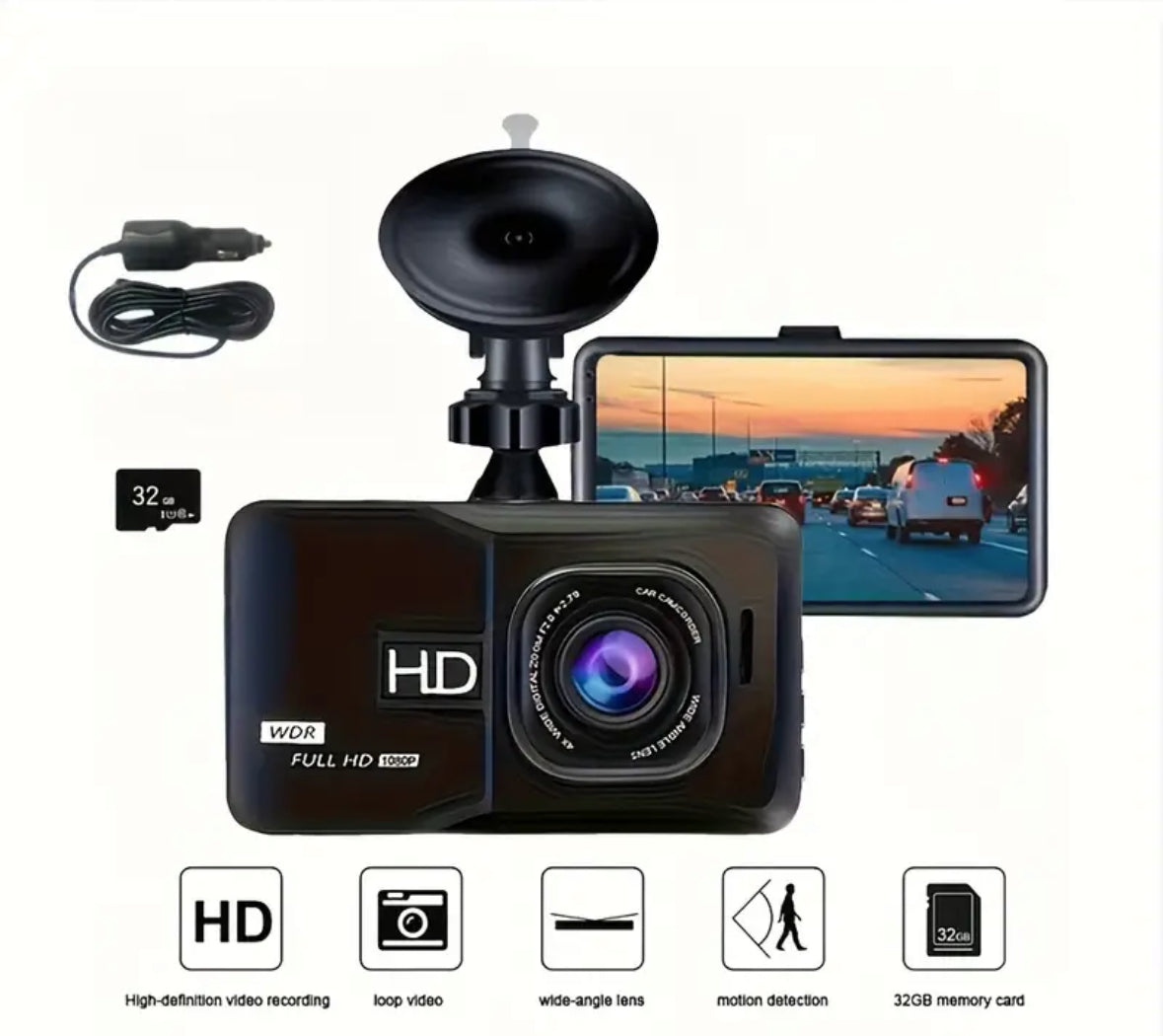 Triple Lens Dashcam