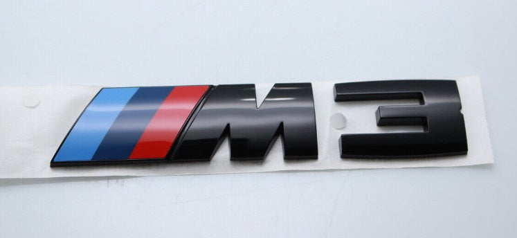 BMW M series Gloss black badge ( specify M series in special order )