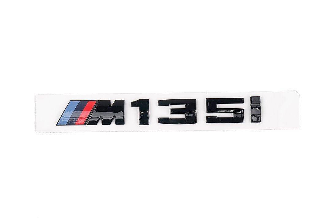 BMW 1 series Gloss black badge ( specify series in notes )