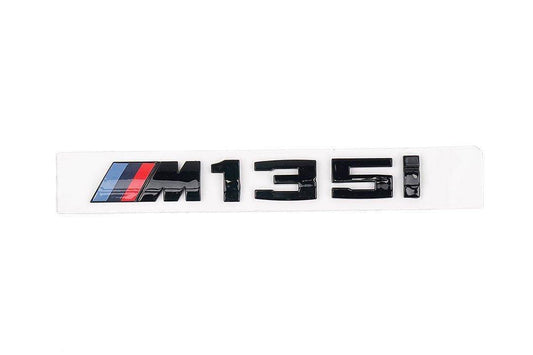 BMW 1 series Gloss black badge ( specify series in notes )